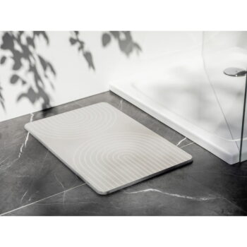 Béžová kúpeľňová predložka z kremeliny 39x60 cm Nazca – Wenko - Image 8