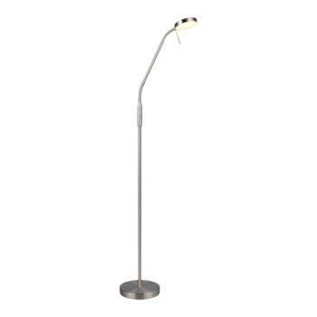 LED stojacia lampa v striebornej farbe (výška 160 cm) Moreno – Trio - Image 3