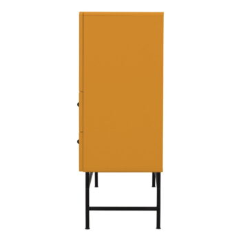 Žltá vysoká komoda 107x107 cm Cocktail - Tenzo - Image 4