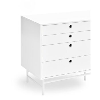 Biela komoda Teulat Punto, šírka 212 cm - Image 7