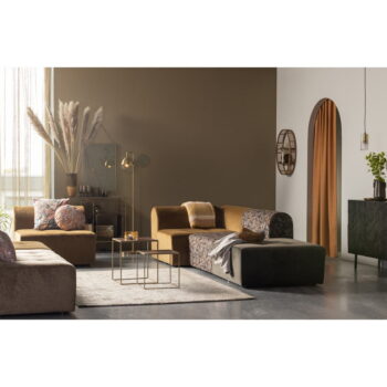 Kovová vinotéka v mosadznej farbe na 6 fliaš, 87x80.5 cm Capo - BePureHome – Obrázok 6