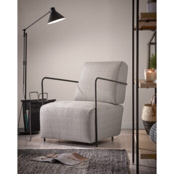 Sivé kreslo Gamer – Kave Home - Image 5