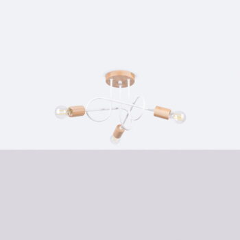 Stropné svietidlo v prírodnej farbe 14x56 cm Tumber – Nice Lamps – Obrázok 7