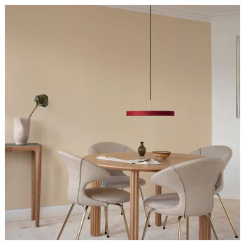 Červené LED závesné svietidlo s kovovým tienidlom ø 43 cm Asteria Medium – UMAGE - Image 2