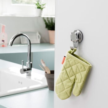 Samodržiace kovové háčiky v súprave 4 ks v striebornej farbe Bestlock Bath – Compactor – Obrázok 2