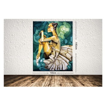 Obraz Tablo Center Geometric Ballerina, 100 × 140 cm - Image 2