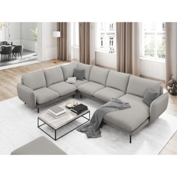 Svetlosivá pohovka do "U" Cosmopolitan Design Vienna, ľavý roh - Image 5