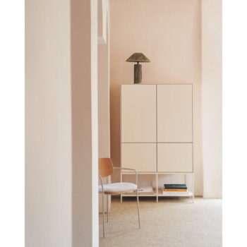 Biela skrinka 98x160 cm Vedrana – Kave Home – Obrázok 6