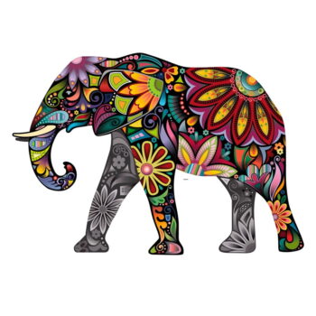 Samolepka Ambiance India Alephant – Obrázok 2