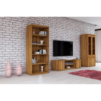 Knižnica z dubového dreva 74x176 cm Vento - The Beds - Image 4