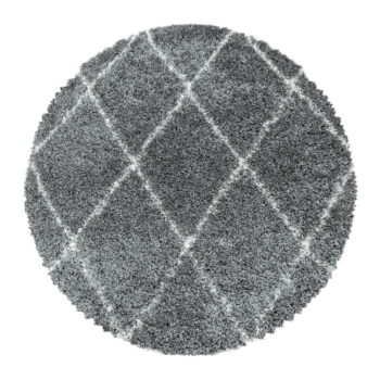 Sivý okrúhly koberec ø 80 cm Alvor – Ayyildiz Carpets