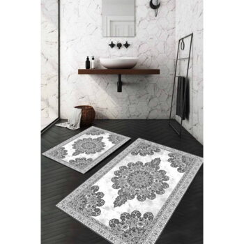 Sivé kúpeľňové predložky v súprave 2 ks 60x100 cm – Mila Home - Image 2
