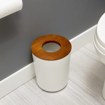 Biely odpadkový kôš iDesign Eco Vanity - Image 6