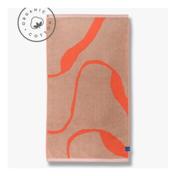 Oranžové/svetlohnedé uteráky v súprave 2 ks z Bio bavlny 50x90 cm Nova Arte – Mette Ditmer Denmark – Obrázok 9