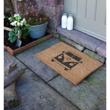Rohožka z kokosového vlákna 40x60 cm Campervan – Artsy Doormats – Obrázok 2
