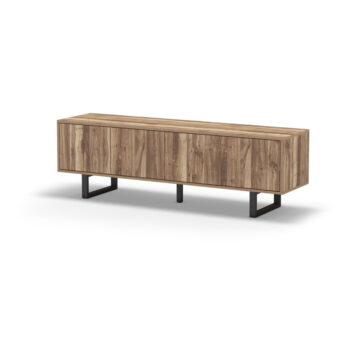 TV stolík v dekore orecha v prírodnej farbe 160x51 cm Laila – Marckeric – Obrázok 2