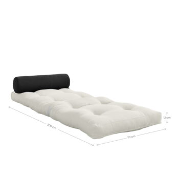 Sivobéžový futónový matrac 70x200 cm Wrap Beige/Dark Grey – Karup Design - Image 6