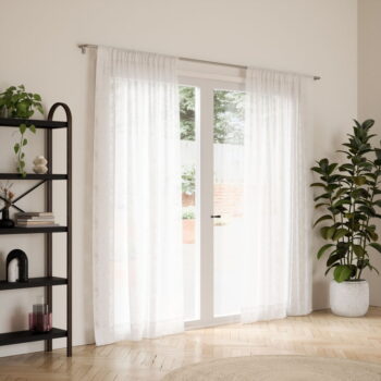 Oceľová roztiahnuteľná garniža 122 - 224 cm Twilight - Umbra – Obrázok 11