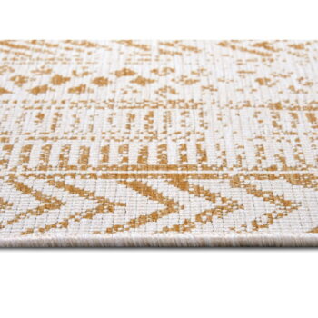 Okrovožlto-biely vonkajší koberec 80x250 cm Biri – NORTHRUGS - Image 4