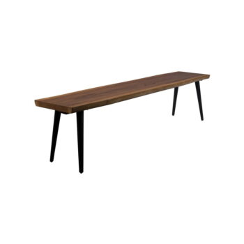 Lavica s čiernymi oceľovými nohami Dutchbone Alagon, dĺžka 180 cm - Image 3