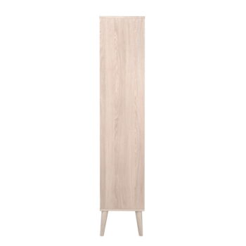 Vitrína v dekore duba v prírodnej farbe 80x178 cm Nagano – Actona - Image 4