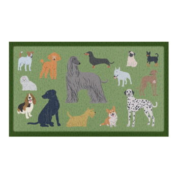 Rohožka 40x70 cm Dog Breeds – Artsy Doormats