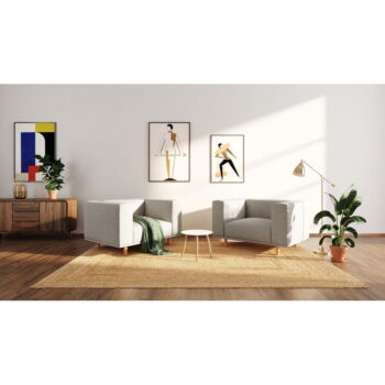 Svetlosivé relaxačné kreslo Kukumo – Ame Yens - Image 5