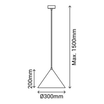 Sivé závesné svietidlo SULION Vilma, výška 150 cm - Image 4