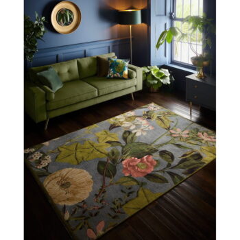 Svetlomodrý koberec 120x170 cm Passiflora – Asiatic Carpets - Image 2