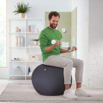 Ergonomická sedacia lopta so závažím ø 65 cm Ergo – Leitz – Obrázok 3
