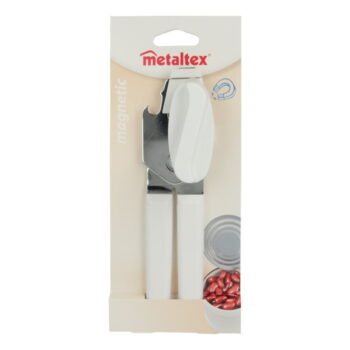Biely magnetický otvárač na konzervy Metaltex, dĺžka 19 cm - Image 2