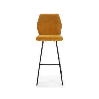 Barové stoličky v horčicovohnedej farbe v súprave 2 ks 75 cm Pol – Marckeric - Image 2