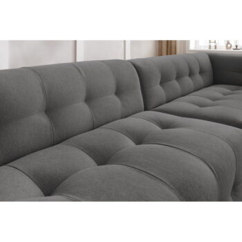 Tmavosivá pohovka 324 cm Kleber - Bobochic Paris – Obrázok 2