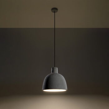Svetlosivé závesné svietidlo ø 28 cm Filippo – Nice Lamps - Image 3