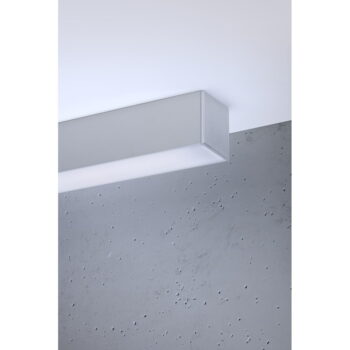 Sivé LED stropné svietidlo 117x6 cm Lemmi - Nice Lamps – Obrázok 3