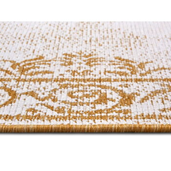 Okrovožlto-biely vonkajší koberec 80x150 cm Cebu - NORTHRUGS – Obrázok 4
