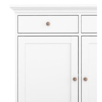 Biela nízka komoda 144x92 cm Paris – Tvilum - Image 5