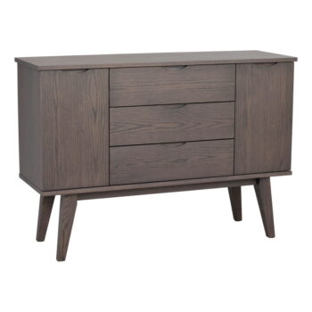 Hnedá nízka komoda v dekore duba 122x85 cm Filippa – Rowico – Obrázok 2