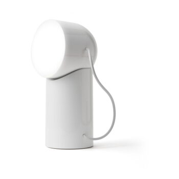 Biela LED stolná lampa (výška 14 cm) Orbe – Lexon – Obrázok 6