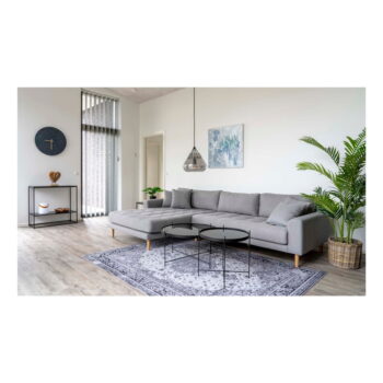 Čierny okrúhly konferenčný stolík ø 70 cm Venezia - House Nordic - Image 6