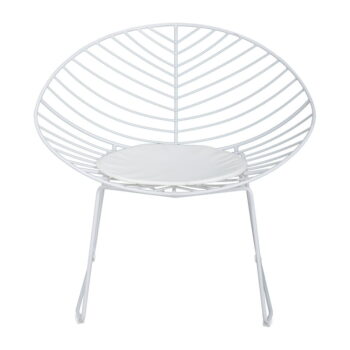 Súprava 2 bielych záhradných stoličiek Bonami Selection Coco – Obrázok 3