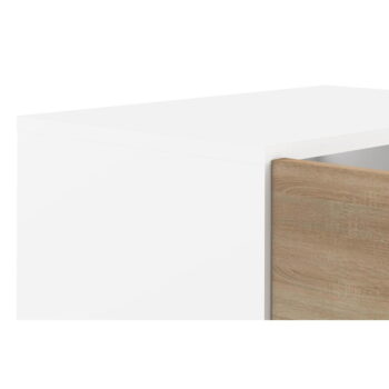 Biela skrinka na topánky v dekore duba Bamboo - TemaHome - Image 8