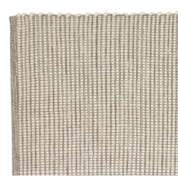 Svetlosivý obojstranný ručne tkaný koberec s prímesou vlny 200x300 cm Poppy – Hübsch – Obrázok 5