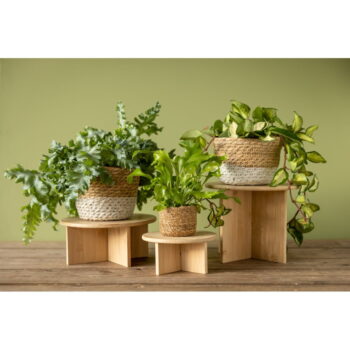 Bambusový stojan na kvety ø 18 cm – Esschert Design - Image 7
