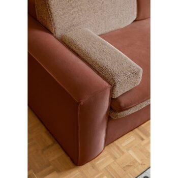 Rozkladacia pohovka v tehlovej farbe 237 cm Wilson – Miuform - Image 8