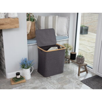 Látkový kôš na bielizeň 70 l Bamboo – Addis – Obrázok 5
