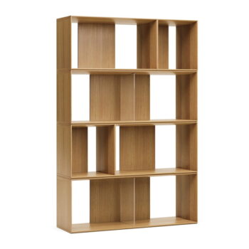 Modulárny policový systém v dekore duba v prírodnej farbe 6 ks 101x152 cm Litto – Kave Home - Image 2