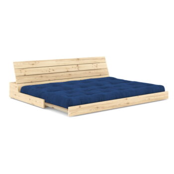 Modrá menčestrová rozkladacia pohovka 196 cm Base – Karup Design - Image 3