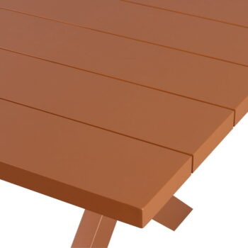 Hliníkový záhradný jedálenský stôl 100x220 cm Delta - Exotan – Obrázok 5