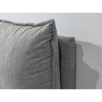 Béžová čalúnená dvojlôžková posteľ s úložným priestorom a roštom 160x200 cm Garancia – Bobochic Paris - Image 10